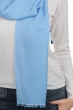 Cashmere & Seide kaschmir pullover damen scarva azur blau 170x25cm